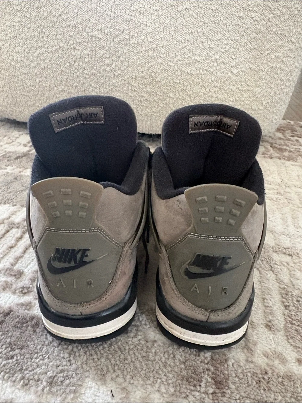 Jordan 4 Gray Suede